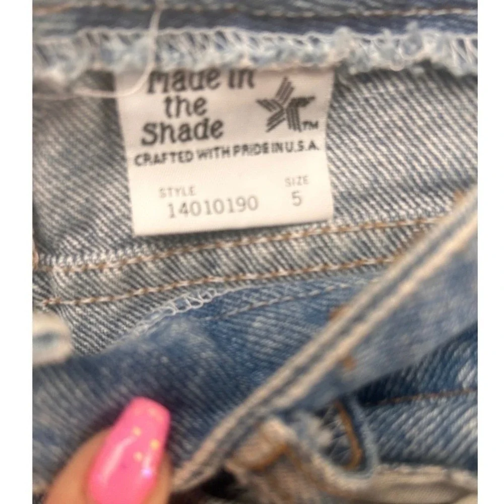 Made in the Shade Vintage Flare Jeans Blue Light Wash Paneled Bell Bottoms‎ 5